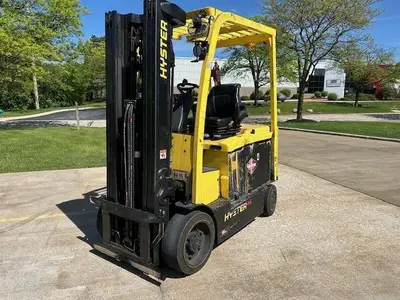 Used HYSTER E65XN-40 4-Wheel Sit down Electric Counterbalance Forklifts Illinois US | Somerset Equipment Sales #1546236