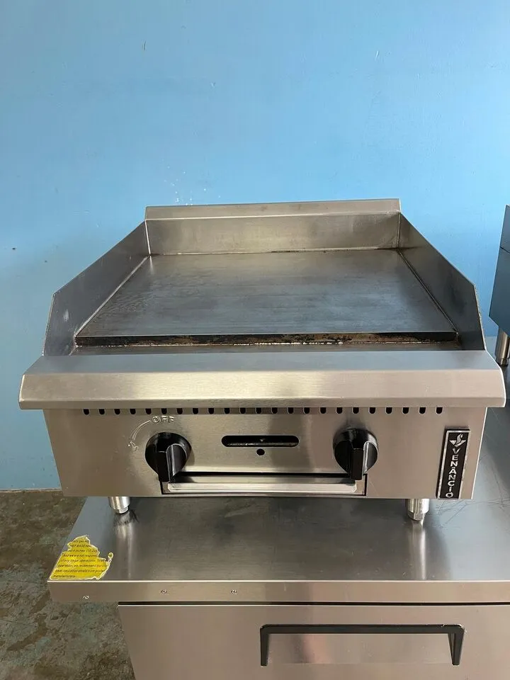 75-0403 Venancio PGM25G-CT 24" Manual Natural Gas Griddle