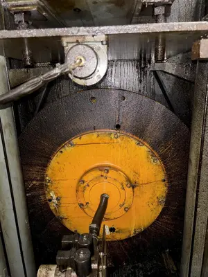 220 TON AIDA MODEL #NC1-200(2) GAP FRAME PRESS, WITH 9.84" STROKE: STOCK #22201