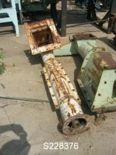 Conveyor, Screw, 6" x 5', C/st, Less Drive #S228376