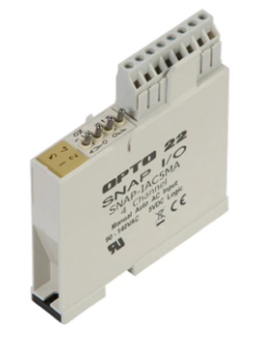 Opto 22 SNAP-IAC5MA SNAP 4-Ch Iso 90-140 VAC/VDC Digital Discrete Input Module [Refurbished]
