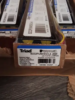 Used Triad Triad Electric Light Ballast B232PUNVSV3-A Misc Electrical & Power Parts US | Infinity wholesale & Supply LLC #1305689