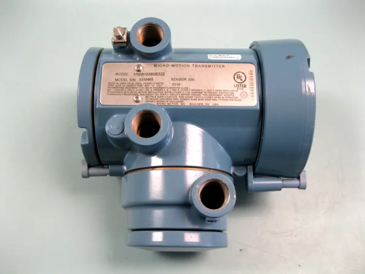 Used Micro Motion 1700 R12 AB UEZZZ Sensors New Hampshire US | Bitter End Trading #1126714