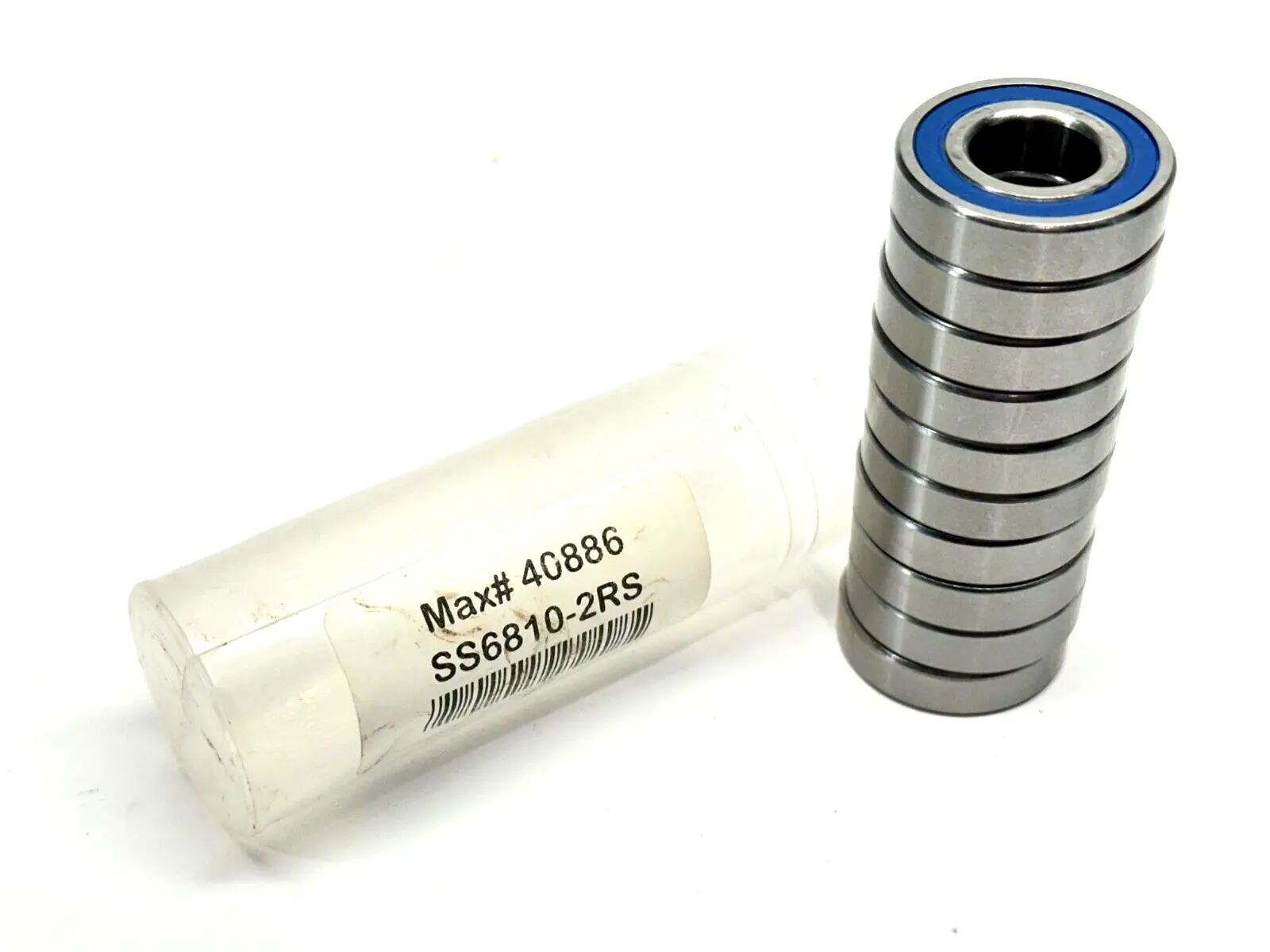 SS6810-2RS | Stainless Steel Ball Bearings 35mm Dia 16mm Bore 9mm Width LOT OF 10 - New Other
