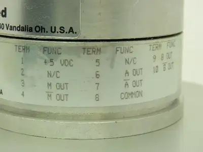 Datametrics EX-DM-2000-5LD-C Optical Encoder NEMA 4 Enclosure Lucas Ledex
