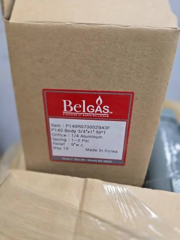 Partial Pallet of New Belgas Regulators