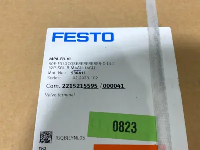New | in-Stock FESTO CONFIGURED VALVED TERMINAL MANIFOLD, 530411 Parts (Hydraulics and Pneumatics) | Maverick Industrial Sales #1109675