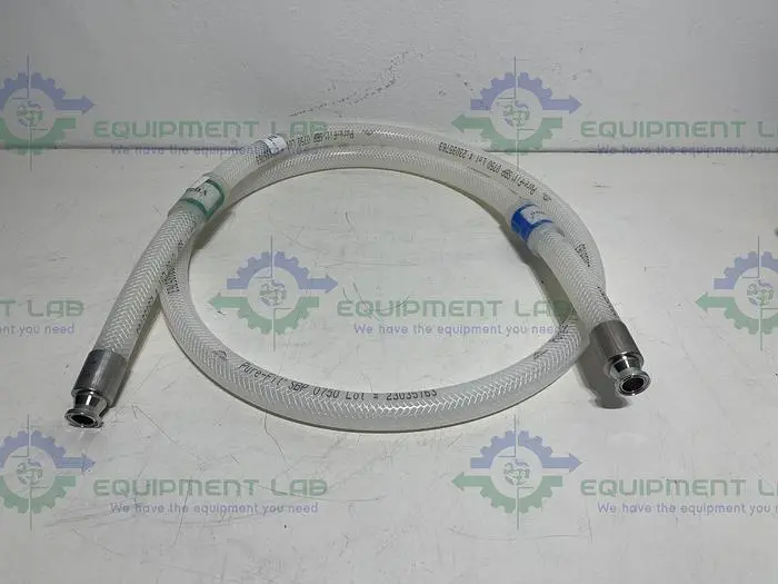 Used SAINT GOBAIN 23035763 PURE FIT 96" HOSE W/ 3/4" SANITARY FITTING 90 PSI AT 20°C Hoses | Equipment Lab #486813