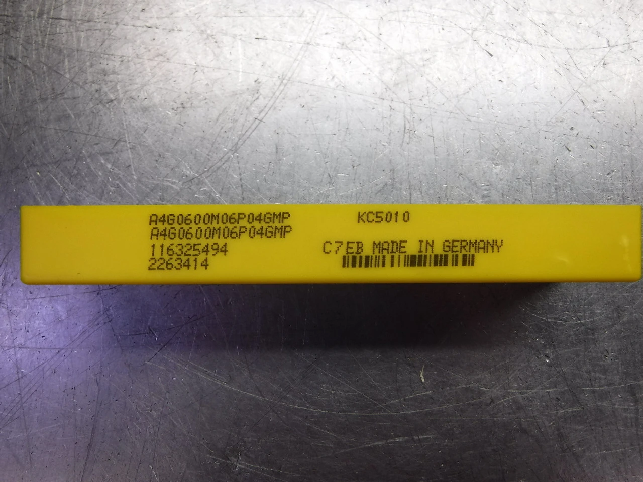Kennametal Carbide Grooving Inserts QTY10 A4G0600M06P04GMP KC5010 (LOC1093A)