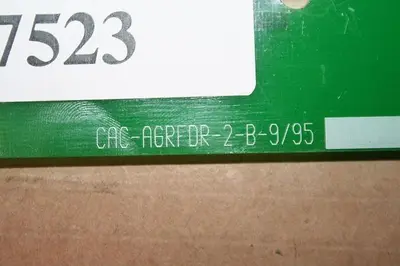 USED MOULD TEK CAC-AGRFDR-2-B-9/95