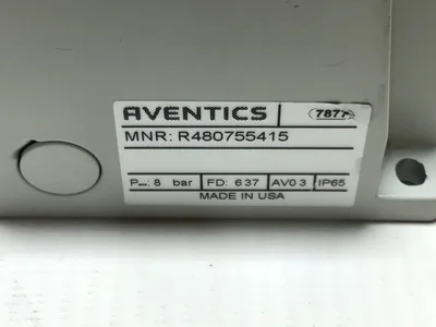 Aventics R480755415 – R422102431 Pneumatic Block Manifold 8bar