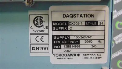 USED YOKOGAWA DX208-1