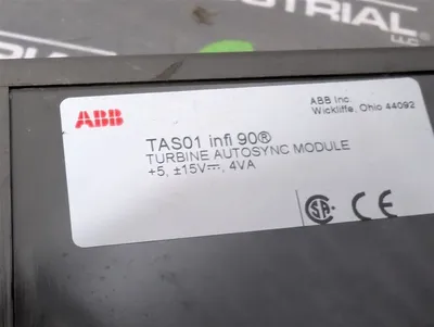 Etsi / Bailey Controls TAS01 infi 90 Turbine Autosync Module Used