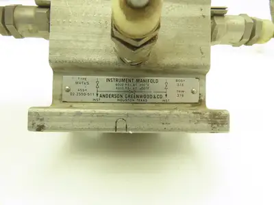 Anderson Greenwood 02-2550-511 Instrument Manifold Valve T Handle 6000psi M4TVS