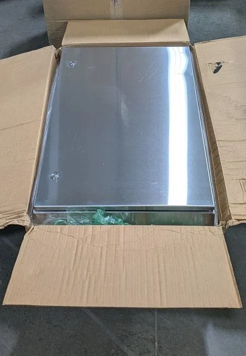 SCE KHS1-36EL2412SSST Stainless Steel Sloping Top Enclosure 36x24x12" New NIB