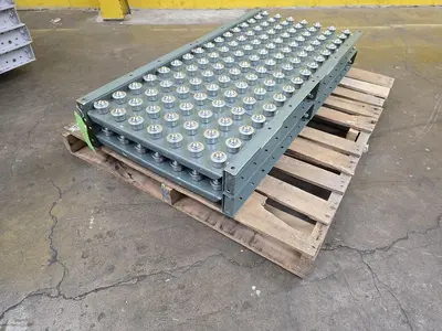 Used HYTROL ROLLER BALL TRANSFER  CONVEYOR Roller Conveyors Wisconsin US | Packer City Sales #1298057