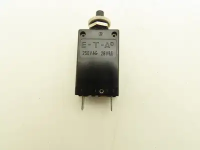 E-T-A 2-5700-IG2-P10-DD Circuit Breakers 250VAC 28VDC 0.7A-16A Mixed Lot of 23