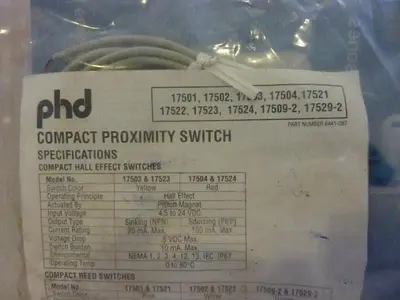 NEW PHD INC 17501-01-06