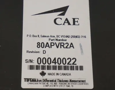 USED CAE 80APVR2A RECEIVER SENSOR REV. D