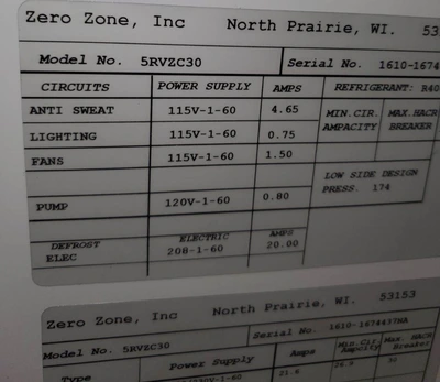 1-0602 Zero Zone Hybrid Freezer