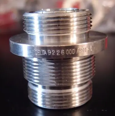 NEW Delta Electronics 50 Ohm Silver Plated Brass