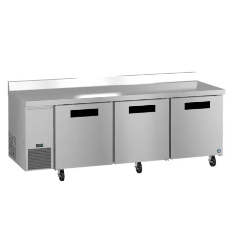Hoshizaki WLR93B 93" Steelheart Worktop Refrigerator w/ (3) Sections & (3) Doors, 115v