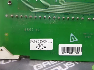 Barber Colman A-60070-01 Lower Input Card MACO 6000 Used
