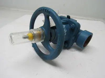 Dia-Flo 015-2472-903-00M 1-1/2" Weir Diaphragm Valve Cast Steel Socket Weld