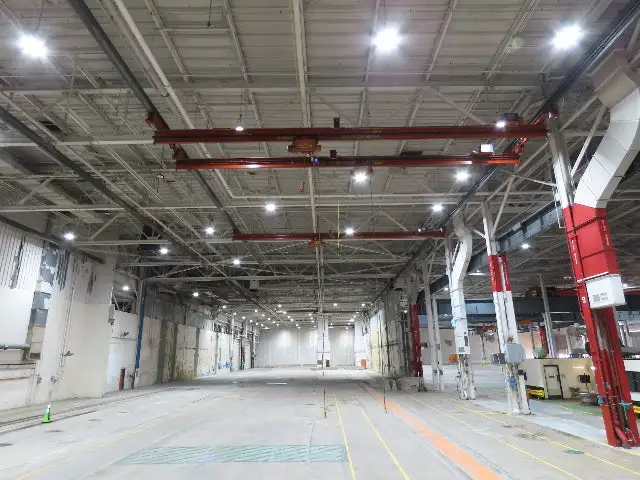 Cleveland Tramrail P&H 2 Ton Single Girder Underhung Bridge Crane 45' 10" Span