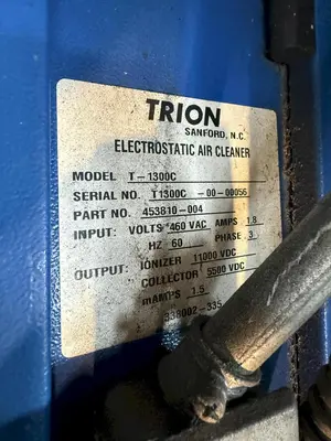 Used TRION N/A Electrostatic Air Cleaners Ohio US | G-2000, Inc. #1269892