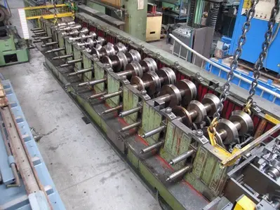USED MGM + COLOMBO ROLL FORMING PUNCH LINE