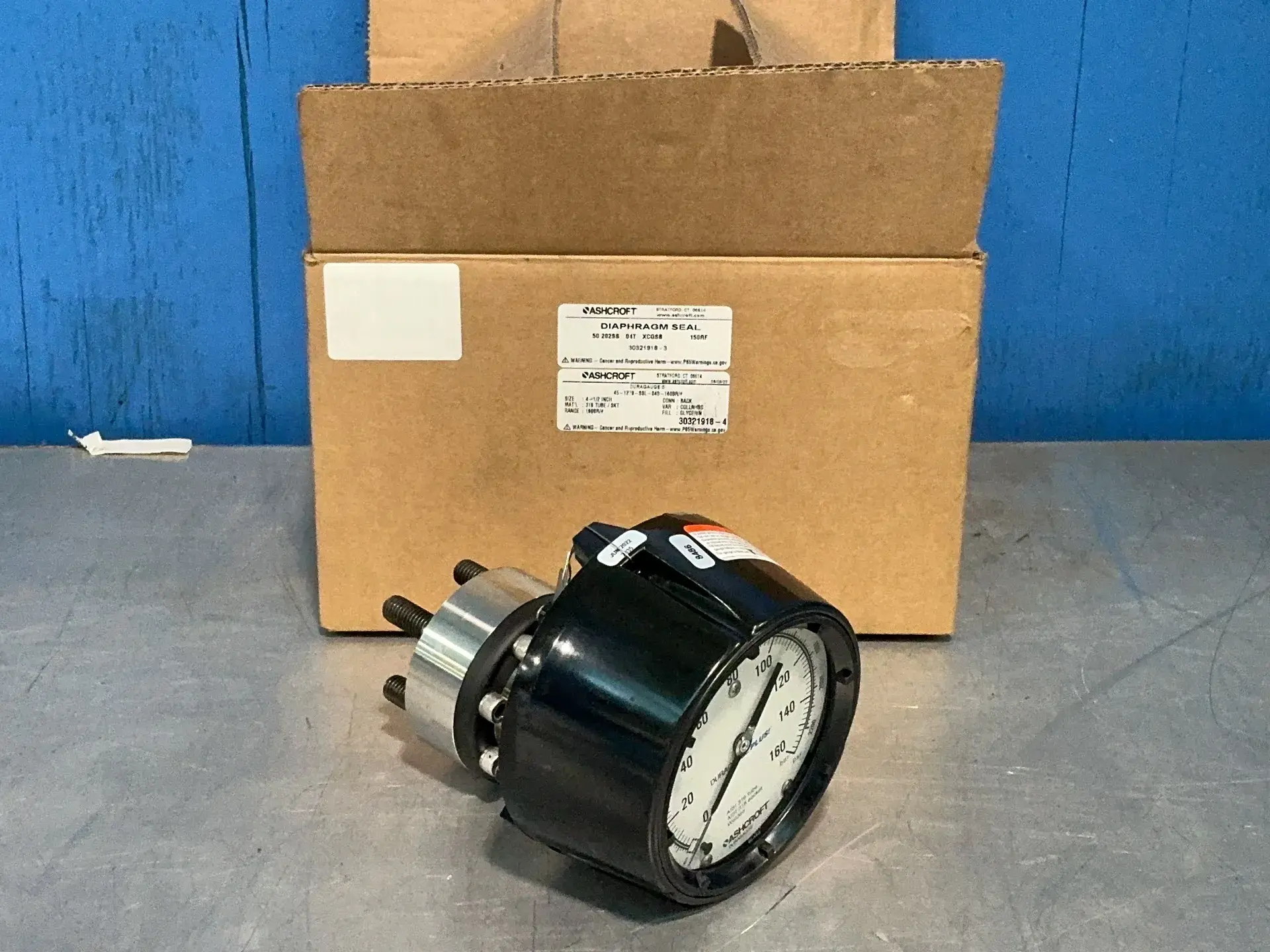 New | in-Stock ASHCROFT 451279SSL04B160BR Miscellaneous MRO Ohio US | HGR 24 #1287430