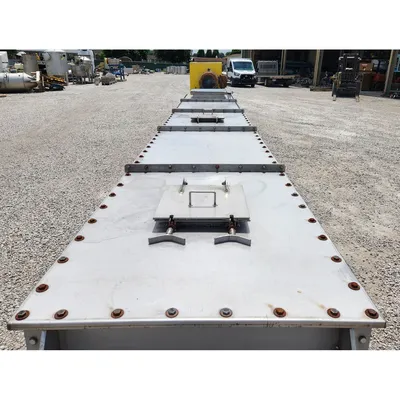 GEA Continuous Stainless Steel HeavyDuty Industrial Paddle Mixer Pug Mill Unused
