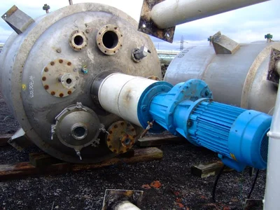 4,500 L  S/S JKTD  Reactor 11 Kw