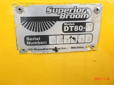 Used 2007 SUPERIOR BROOM DT80CT Street Sweeper New York US | Beck Equipment #1509300