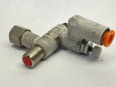ASP330F-U01-07-X470 | SMC  Pneumatic Flow Speed Control Check Valve - Used