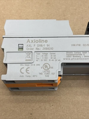 USED Phoenix Contact AXL F Dl16/1 1H