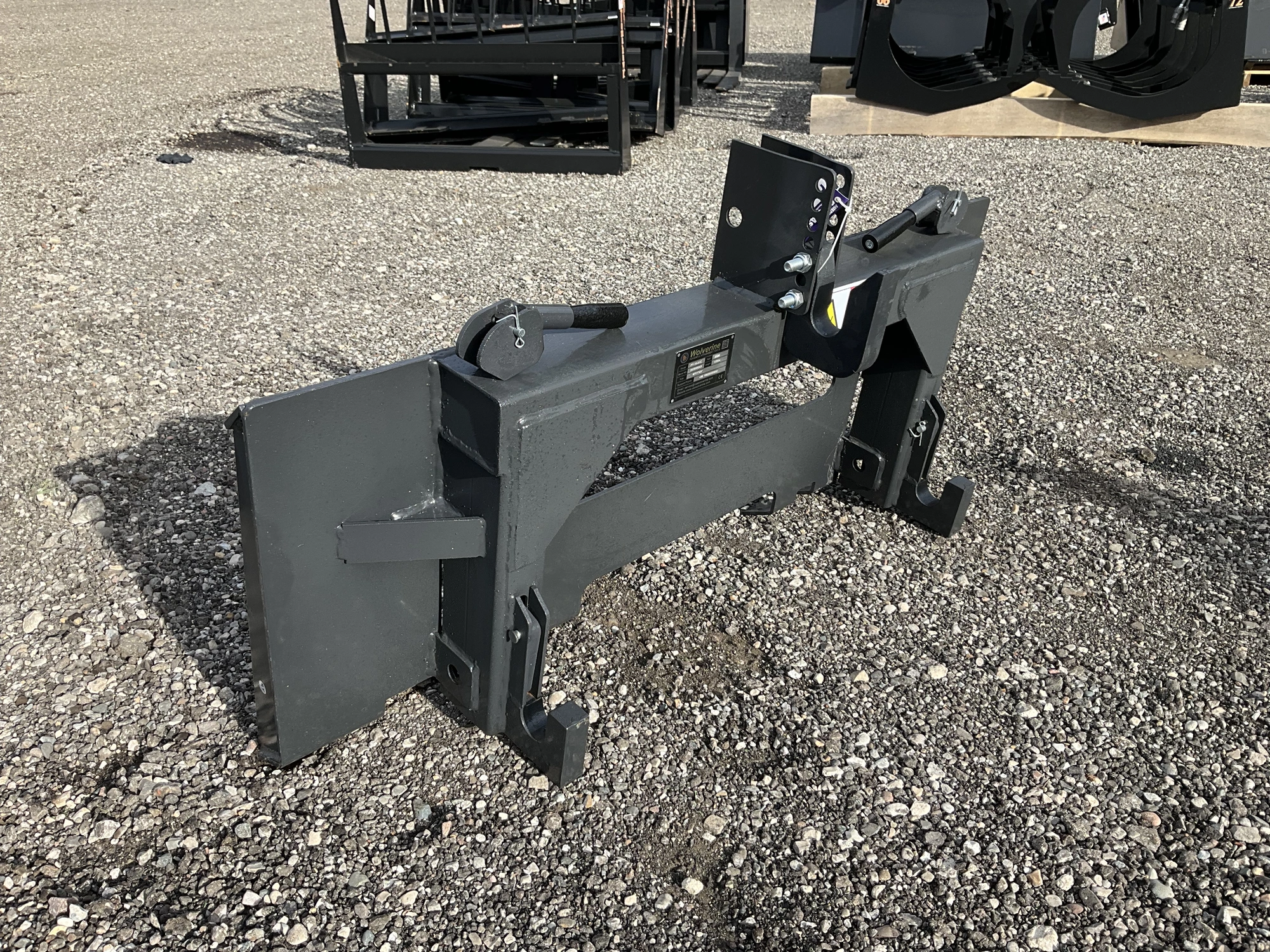 Used WOLVERINE PT-16-01C SKID STEER 3-POINT HITCH ADAPTER Hitches Michigan US | Miedema Asset Management Group #1487942