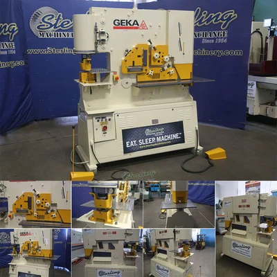 Used GEKA HYD 100 Ironworkers California US | Sterling Machinery Exchange #1466791