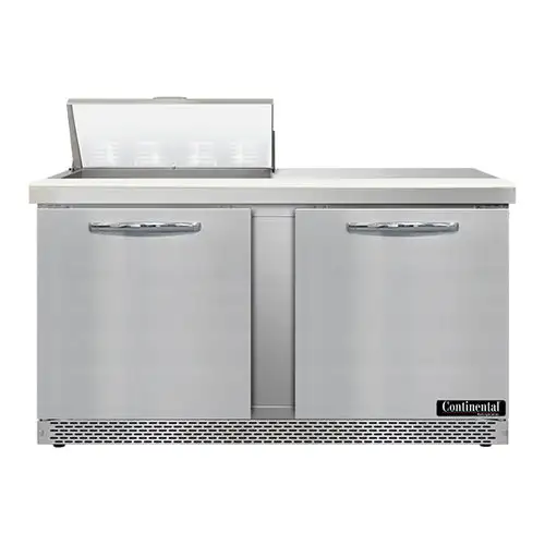 Continental SW60N8-FB 60" Sandwich/salad Prep Table W/ Refrigerated Base, 115v