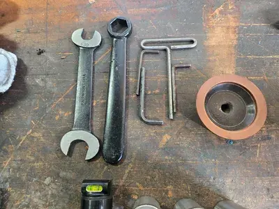 USED WELDON END MILL SHARPENING FIXTURE