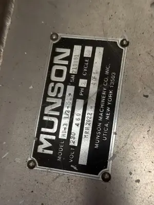 New | in-Stock 2022 MUNSON HD31/2-9SS Ribbon Blenders Illinois US | M&M Equipment Corp. #1385664