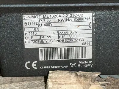 Used GRUNDFOS ML132CA2213TCC2 Motors (misc) Ohio US | HGR 24 #1324981