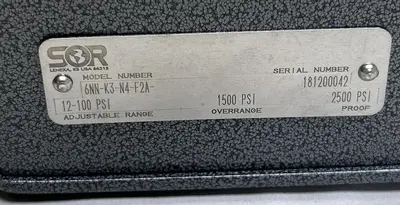 New | in-Stock SOR 6NN-K3-N4-F2A Miscellaneous Equipment (Electrical & Power) | Surplus Asset Holdings #1198599