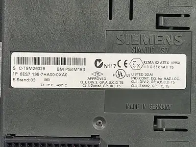 USED SIEMENS 6ES7 195-7HA00-0XA0