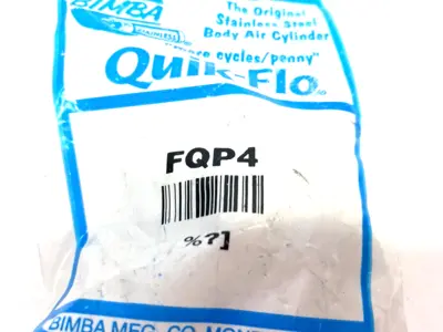New | in-Stock Bimba Quik-Flo Fitting, Flow Control Valve, 1/4" NPT to 3/8" Tube OD Valves/Fittings Michigan US | Maverick Industrial Sales #1401834