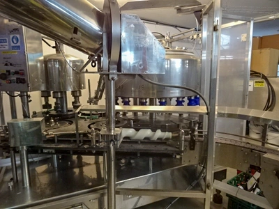 Complete filling line to fill 1L  bottles at a rate of 60 to 110 BPM