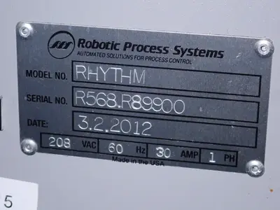 USED 2012 ROBOTIC PROCESS SYSTEMS RHYTHM