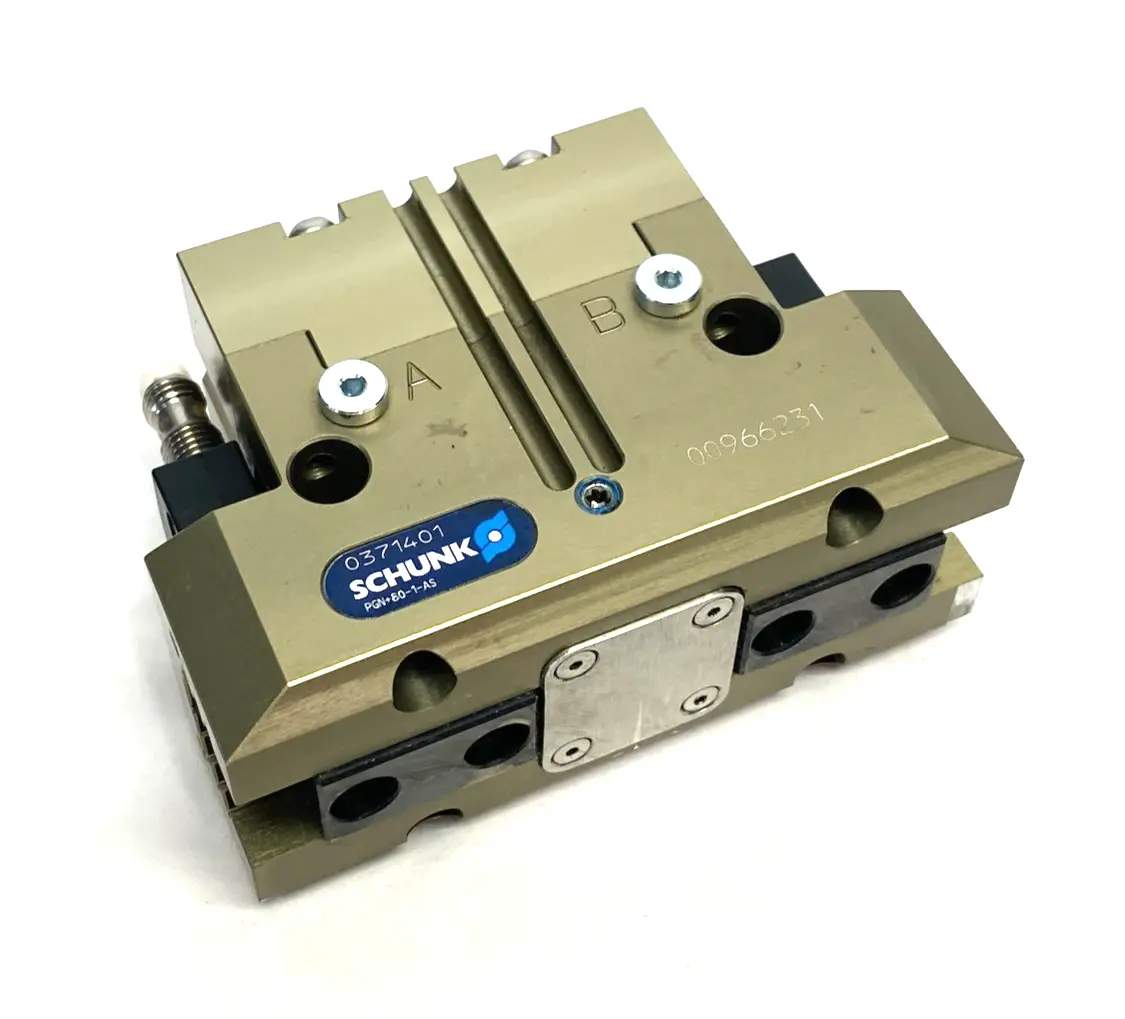 Used SCHUNK Universal Pneumatic Gripper 2-Jaw 8mm Stroke 371401 Pneumatic Cylinders Michigan US | Maverick Industrial Sales #1410880
