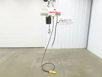 Coffing JLC 1/2 Ton 1000lbs Electric Chain Hoist 16 FPM 16' Lift 230/460V 3PH